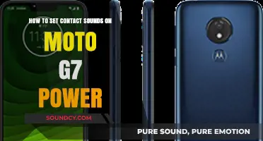 Customize Your Moto G7 Power: Setting Contact Sounds Made Easy