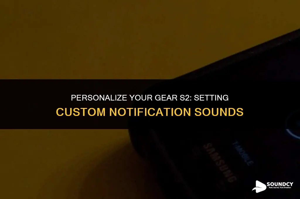 how to set custom notification sound on gear s2