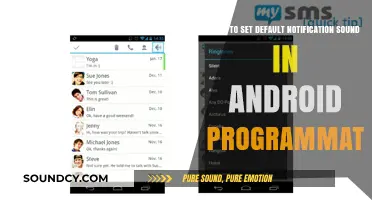 Customizing Android Notification Sounds: A Programmatic Approach