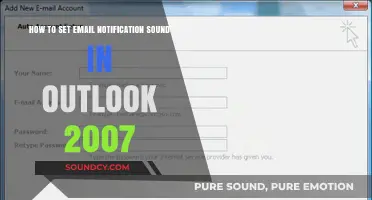Customize Your Inbox: Setting Email Notification Sounds in Outlook 2007