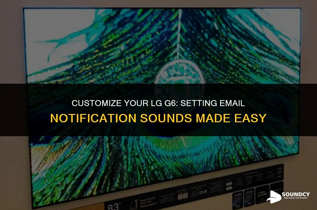 how to set email sound on lg g6 phone