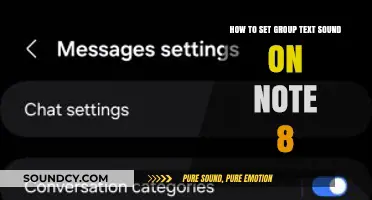 Customize Your Group Text Sounds on Samsung Note 8: A Step-by-Step Guide