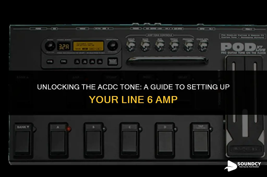 how to set line6 amp to sound like acdc