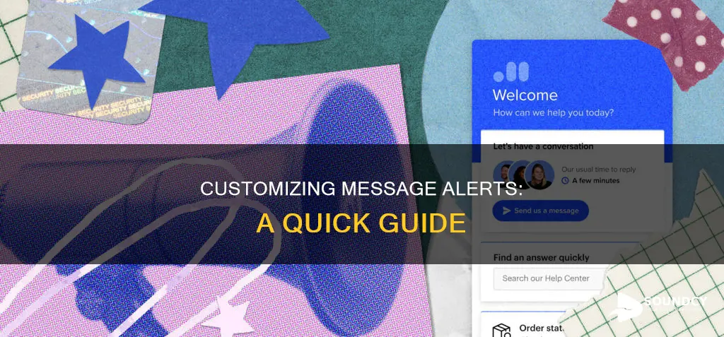 how to set messages notification sound