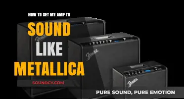 Amp Settings to Nail Metallica's Iconic Sound: A Step-by-Step Guide