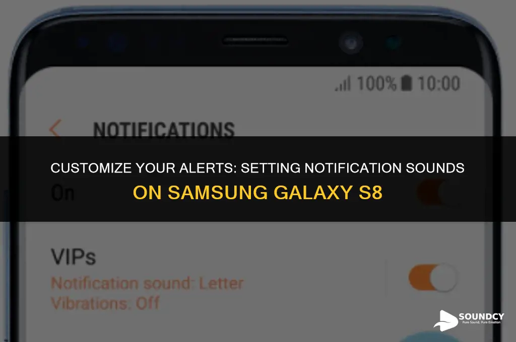 how to set notification sound on samsung galaxy s8