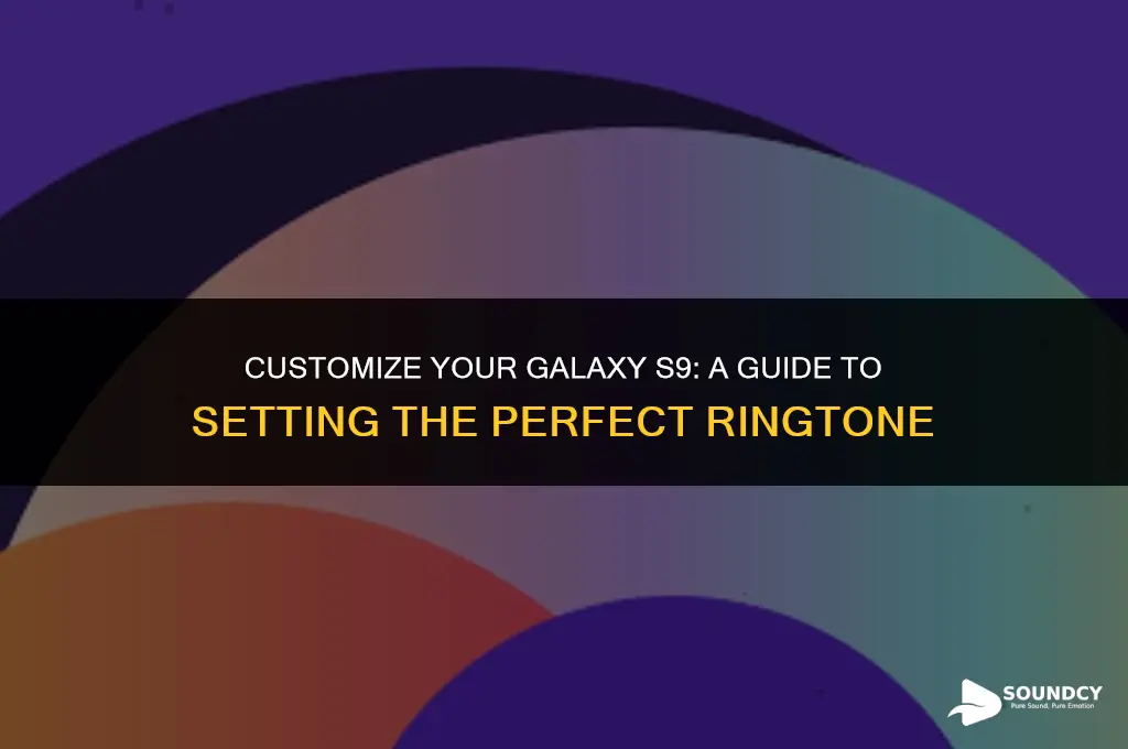 how to set ringtone galaxy s9 sound picker s9