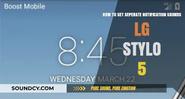 Customize Your LG Stylo 5: Setting Separate Notification Sounds