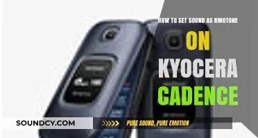 Customize Your Kyocera Cadence: Setting Your Favorite Sound as Ringtone