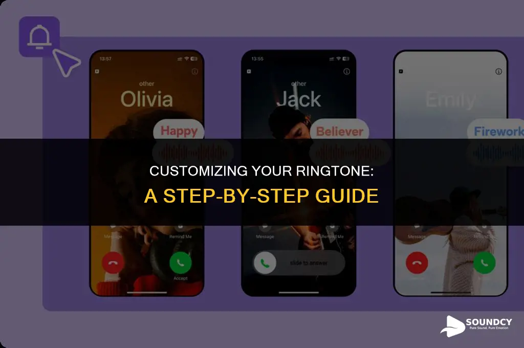 how to set sound emitted when phone is ringing