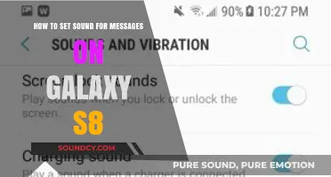 Customize Your Galaxy S8: Setting Sound for Messages