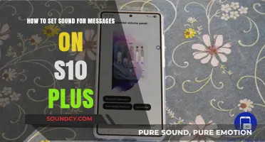Customize Your S10 Plus: Setting Sound for Messages