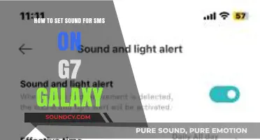 Customizing SMS Sounds on Your G7 Galaxy: A Step-by-Step Guide