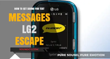 Customizing Text Message Sounds on LG2 Escape: A Step-by-Step Guide