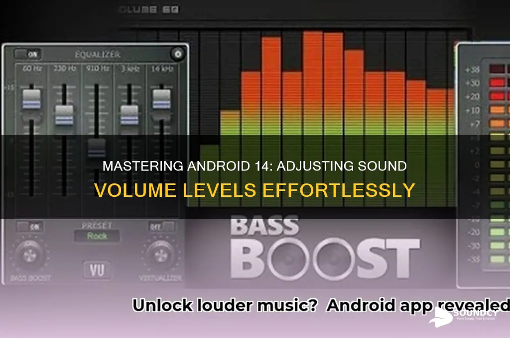 how to set sound volume levels in android 14
