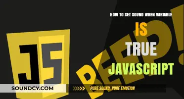 JavaScript Sound Control: Triggering Audio on Variable True