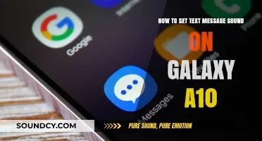 Customize Your Galaxy A10: Setting the Perfect Text Message Sound
