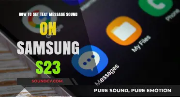 Customize Your Samsung S23: Setting the Perfect Text Message Sound