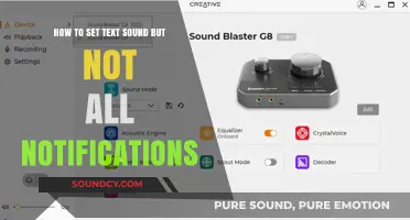 Customizing Your Phone: Selective Text Sounds Without Notification Overload