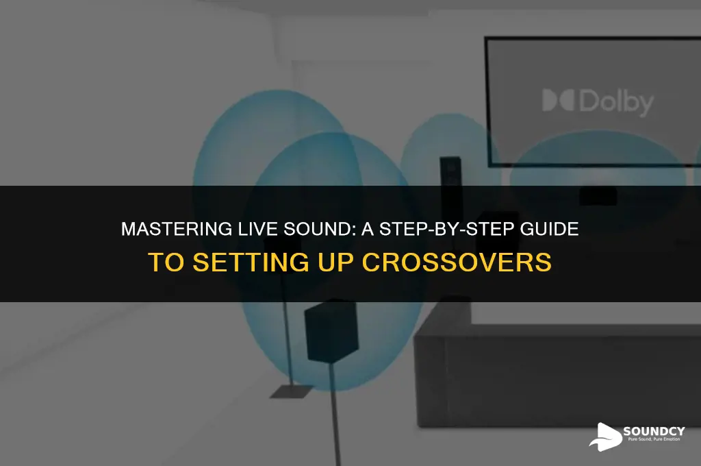 how to set up a crossover for live sound