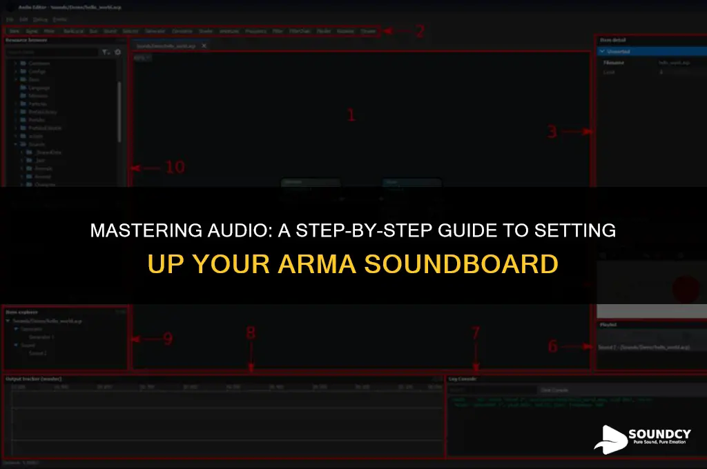 how to set up a sound board for arma