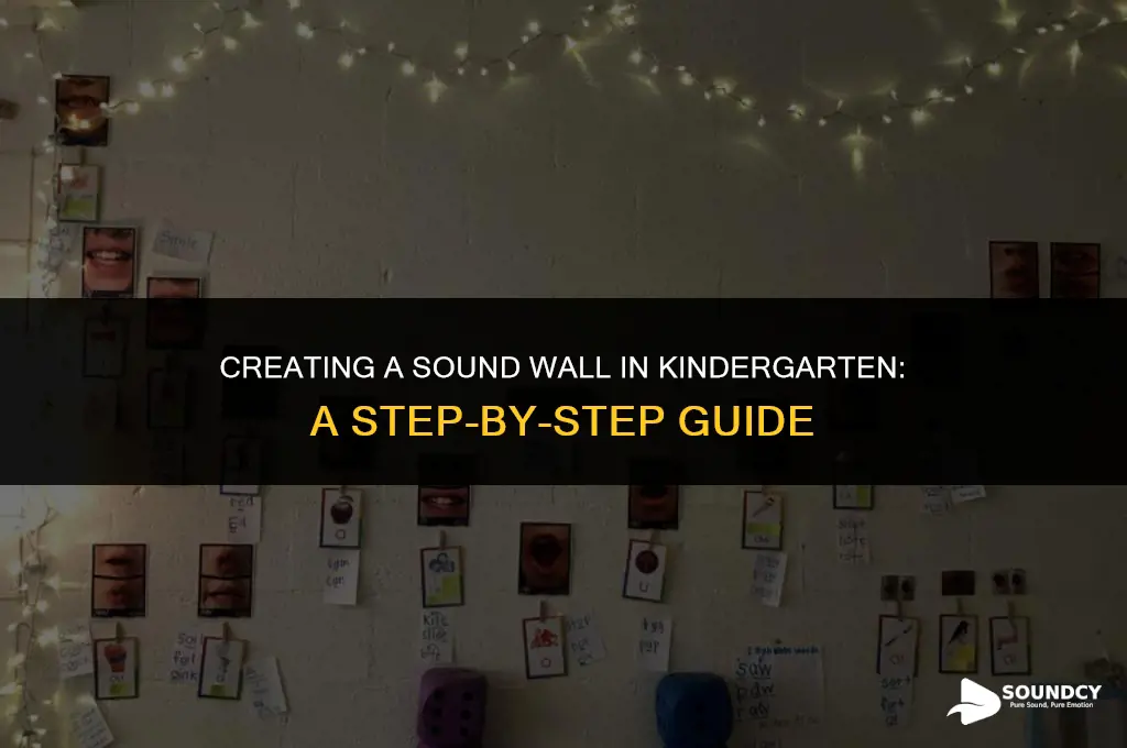 how to set up a sound wall in kindergarten