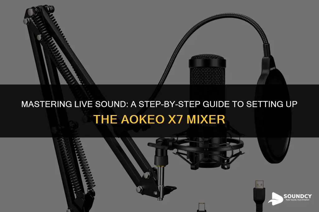 how to set up aokeo x7 live sound mixer