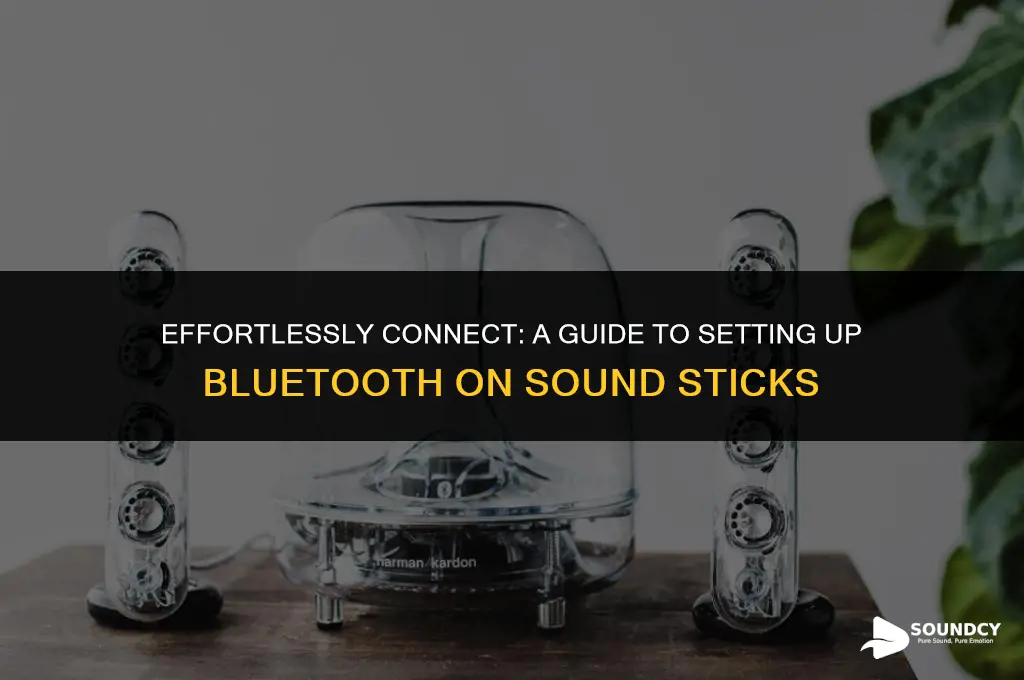 how to set up blue tooth on sound sticks