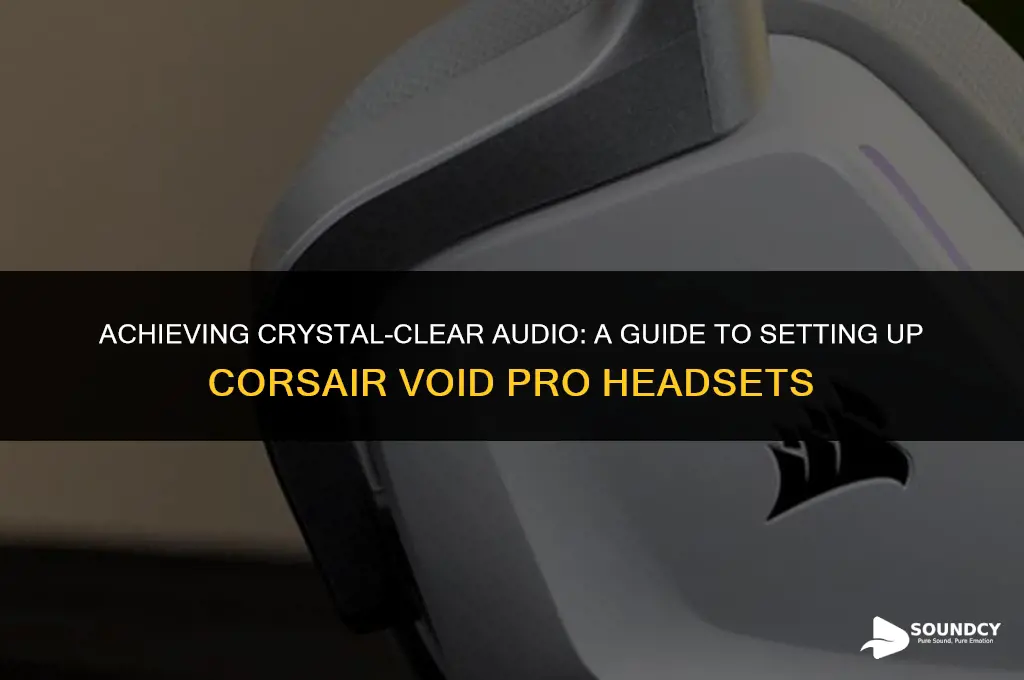 how to set up hd sound corsair void pro