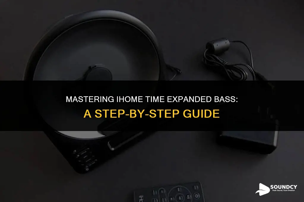 how to set up ihome time expanded bass sound