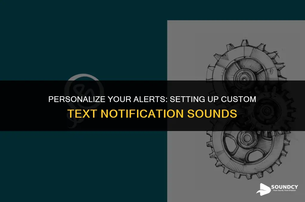 how to set up individual notificatrion sounds for texts