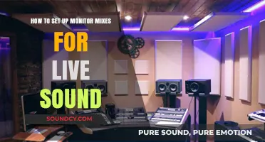 Crafting the Perfect Live Sound: A Guide to Setting Up Monitor Mixes