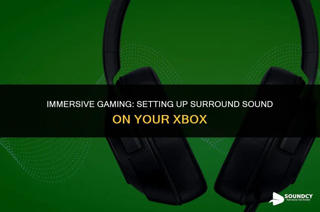 how to set up seround sound with an xbox