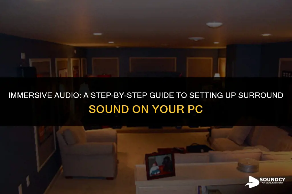 how to set up sorround sound on a pc