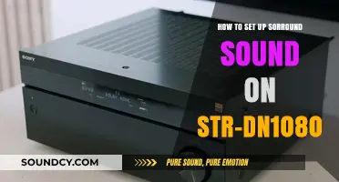 Immersive Audio: Setting Up Surround Sound on STR-DN1080