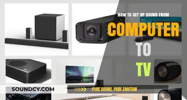 Effortless Audio Setup: Connect Your Computer to TV in Minutes