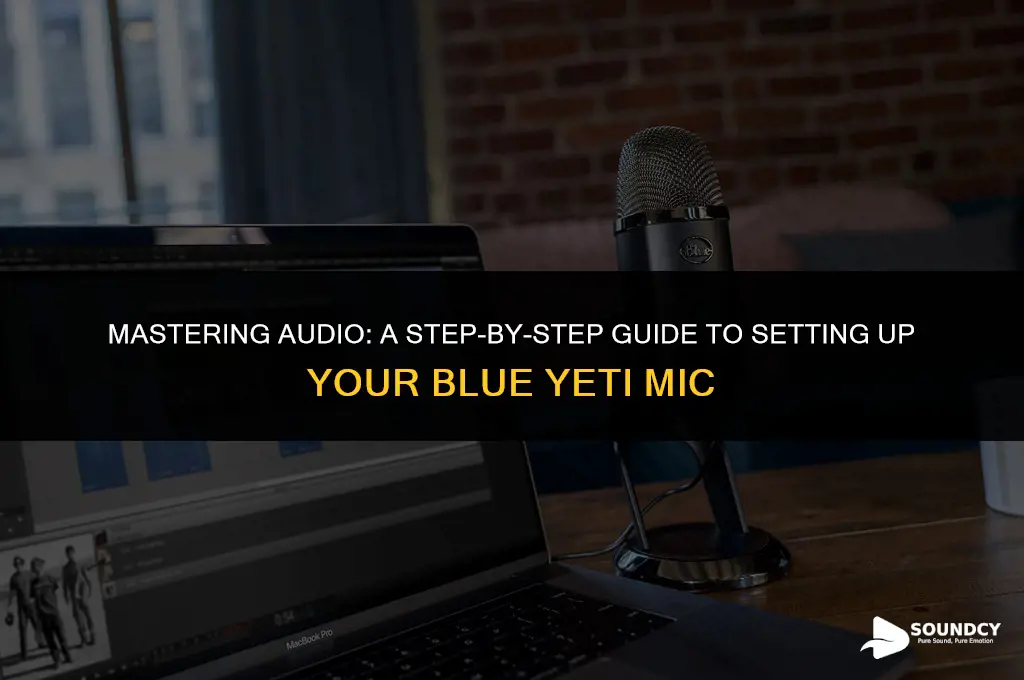how to set up sound on blue yeti mic