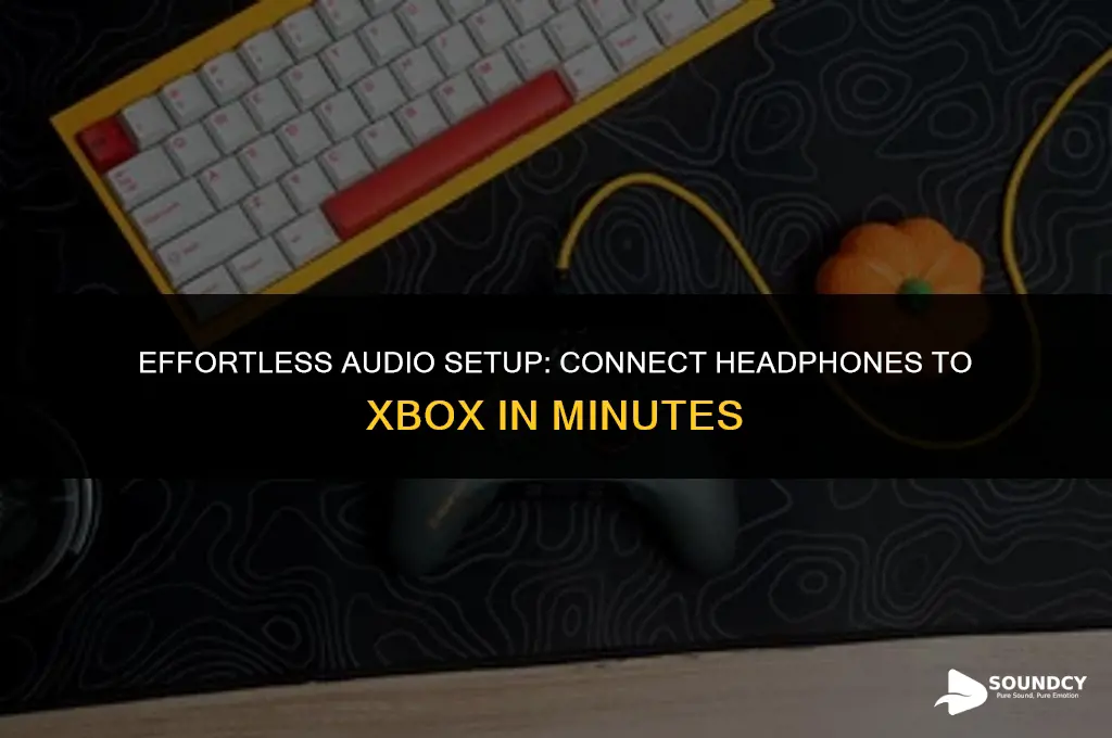 how to set up sound on xbox through headphones