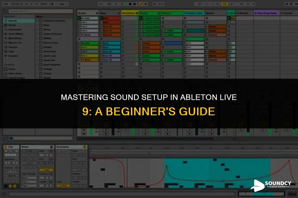 how to set up sounds on ableton live 9