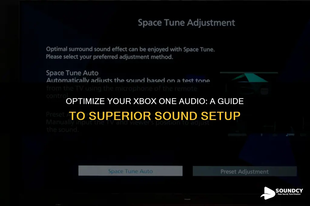 how to set up xbox one for best sound