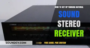 Effortless Audio Bliss: Setting Up Your Yamaha Natural Sound Stereo Receiver