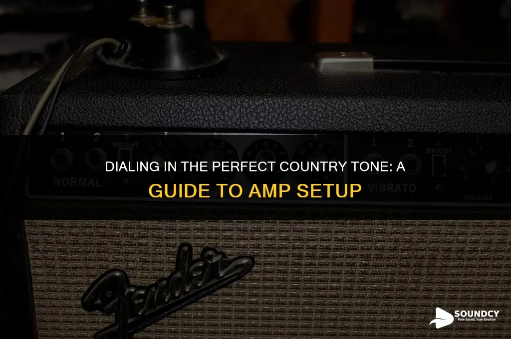 how to set up yuour amp for country sound