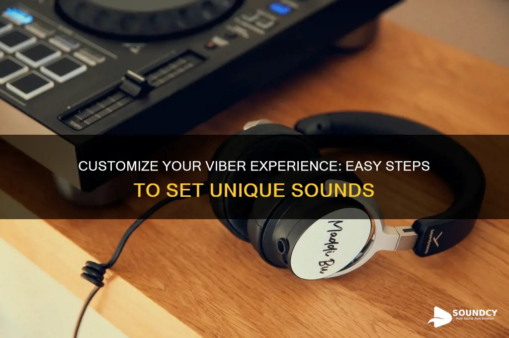 how to set viber sound