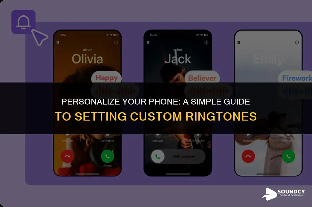 how to set your own sound as a ringtone