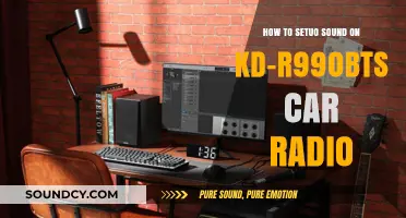 Mastering Audio Setup on Your KD-R990BTS Car Radio: A Guide
