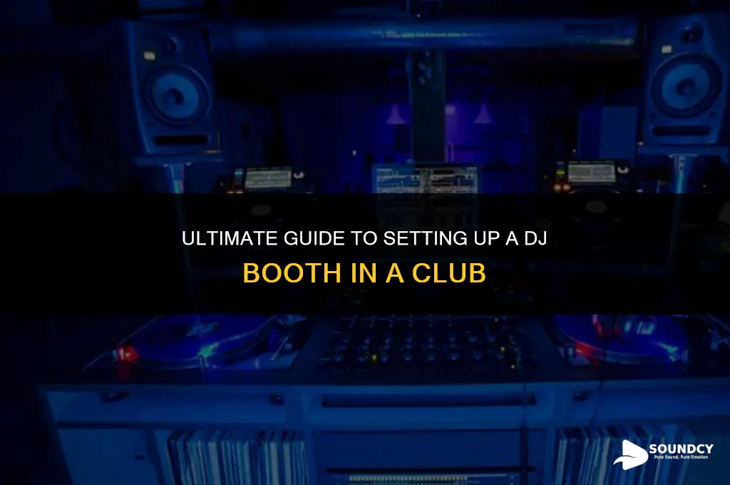 how to setup dj booth in club and sound
