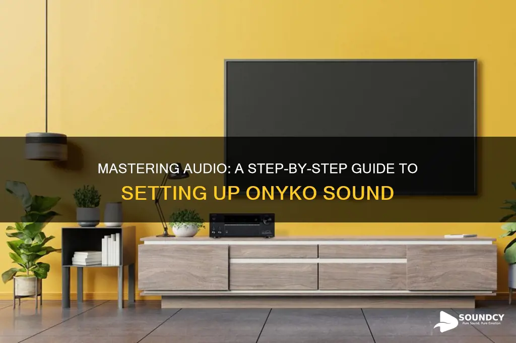 how to setup onyko sound