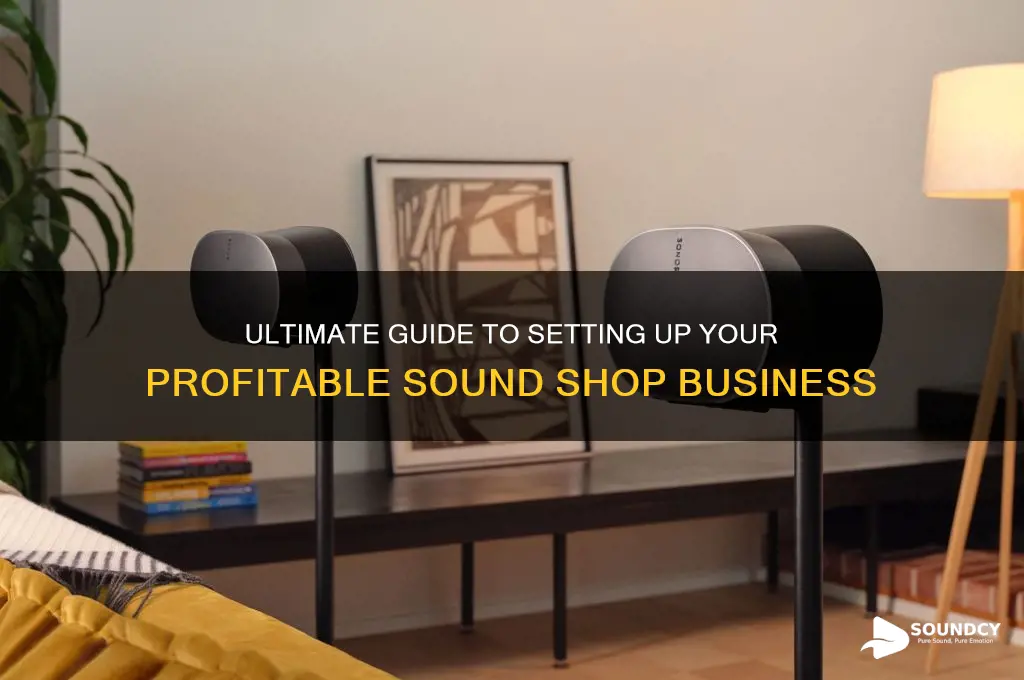 how to setup sound shop