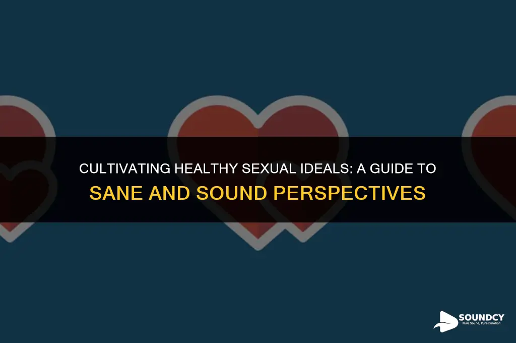 how to shape a sane and sound sex ideal