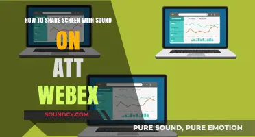 Effortless Collaboration: Sharing Screen with Sound on AT&T WebEx
